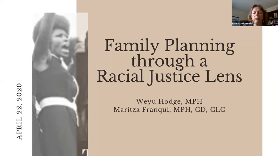 Family Planning Through a Racial Justice Lens 4-22-2020