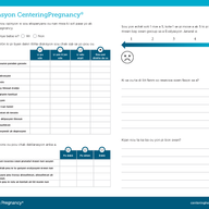 CenteringPregnancy® Conversation Starters and Forms